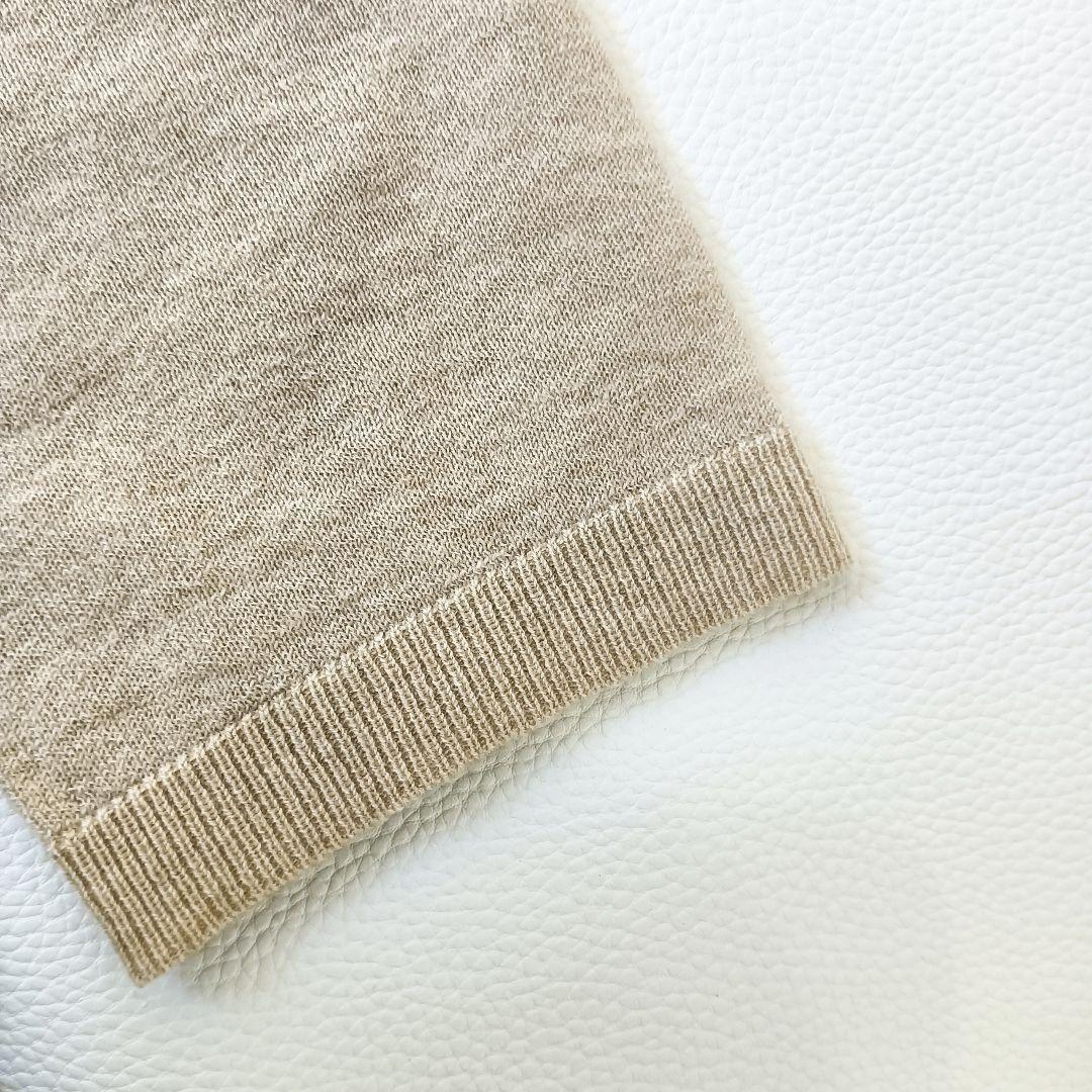 新品タグ付き✨MUJIラボ自然のまんまの色カシミヤクルーネックセーターLサイズc