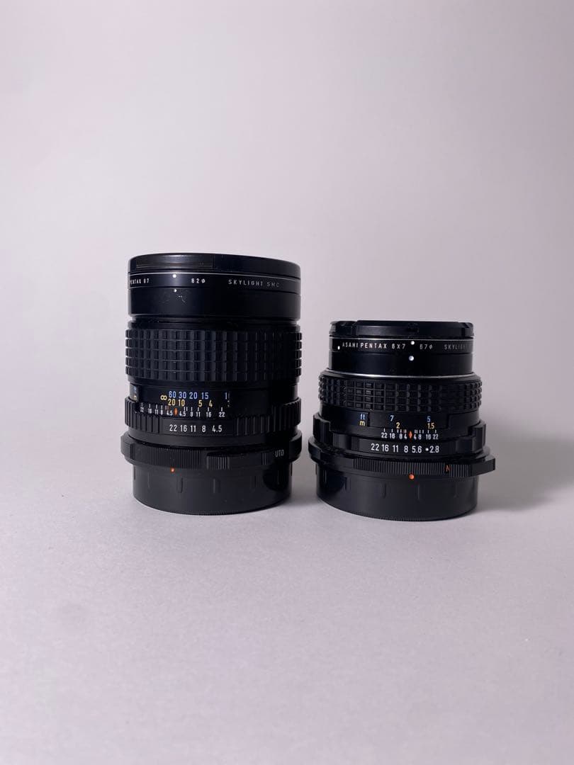 PENTAX 67Ⅱ+レンズ2本+Portra400 10本+ネックストラップ