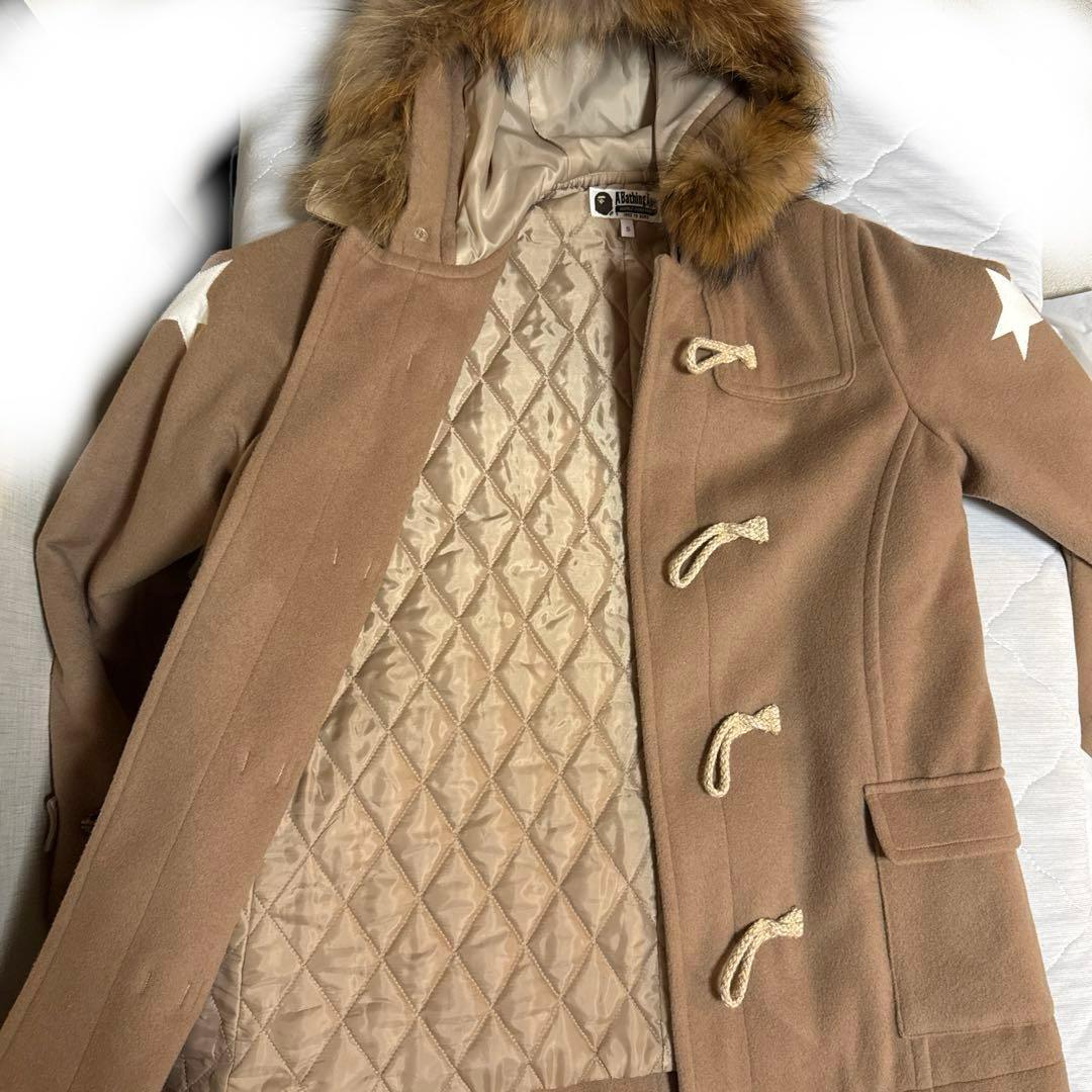 A BATHING APE エイプ ダッフルコートS【レディース】