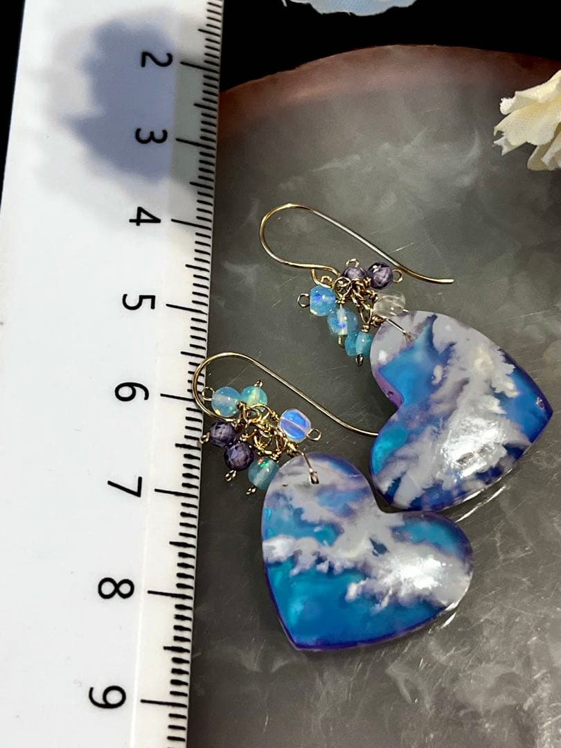 じばにゃん様ご予約品ですプルームアゲートオーロラskyタブレット