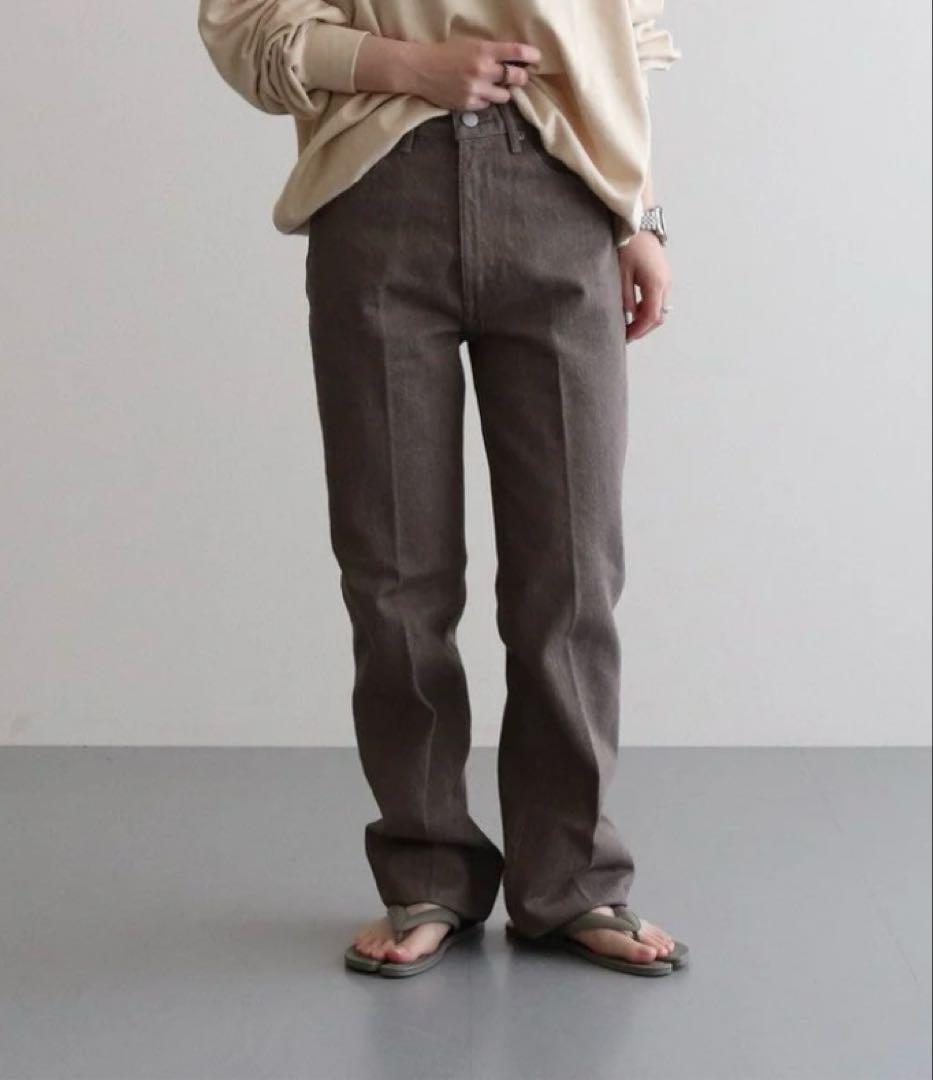 AURALEE | オーラリー　HARD TWIST BROWN DENIM
