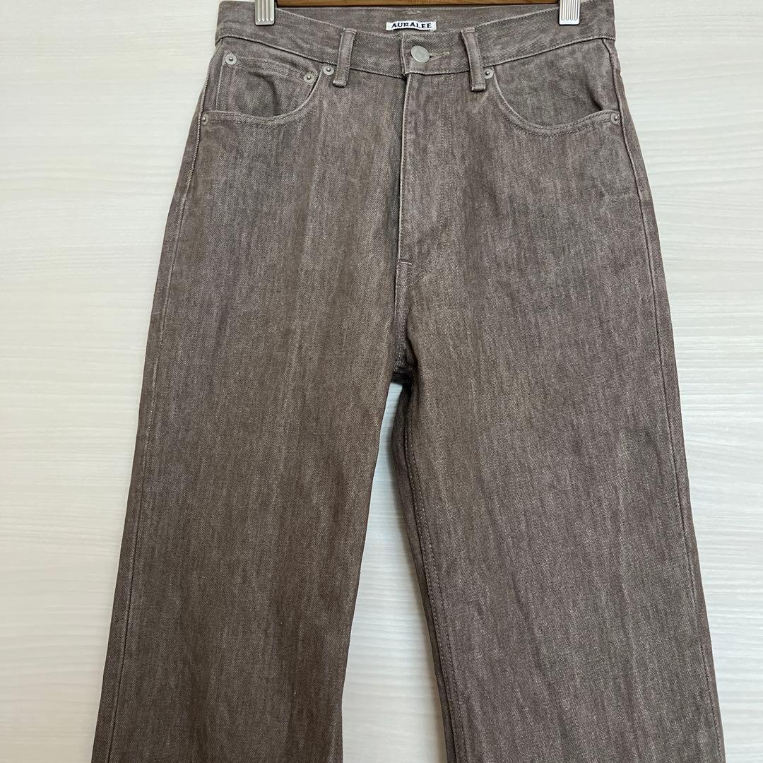 AURALEE | オーラリー　HARD TWIST BROWN DENIM