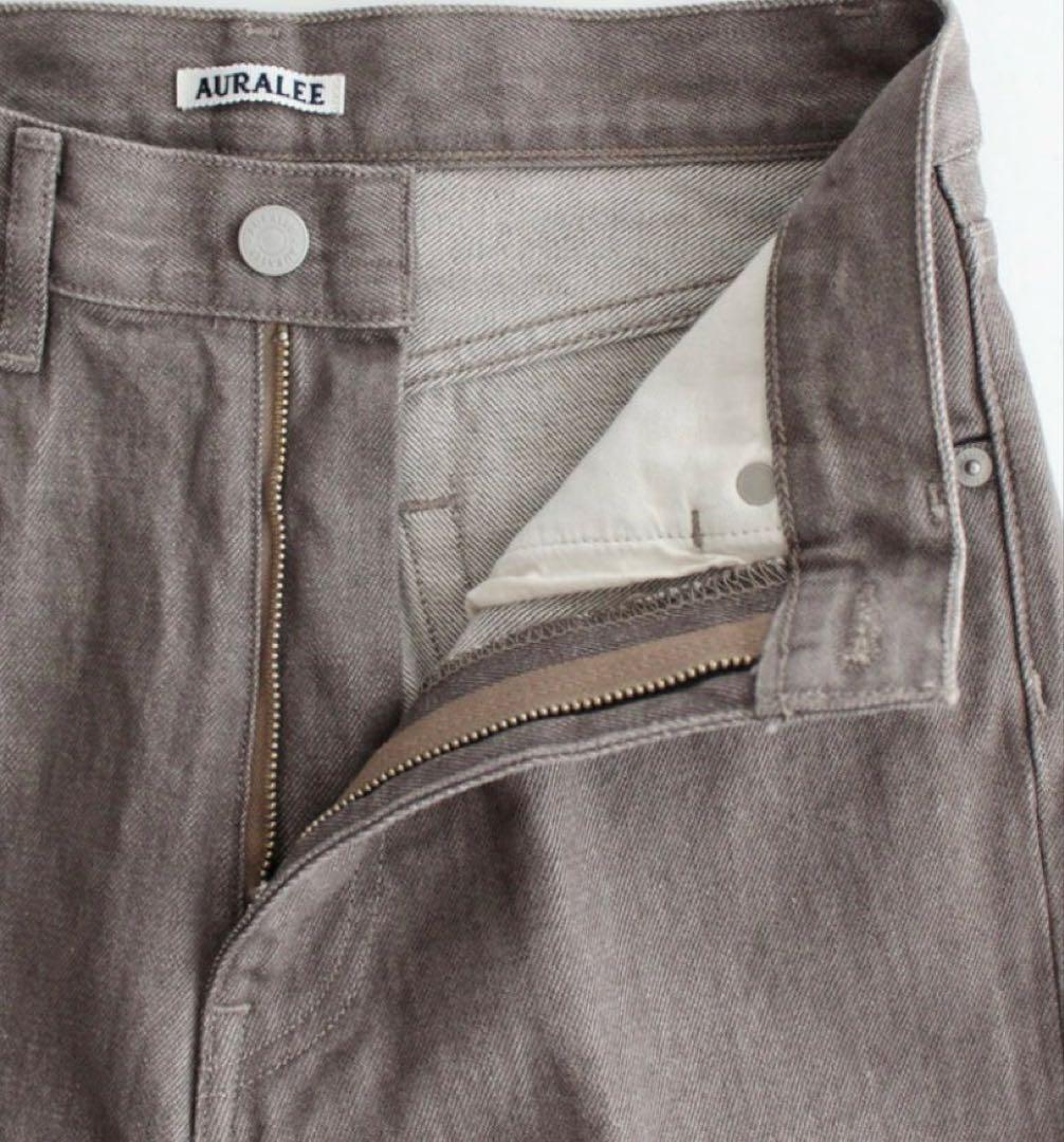 AURALEE | オーラリー　HARD TWIST BROWN DENIM