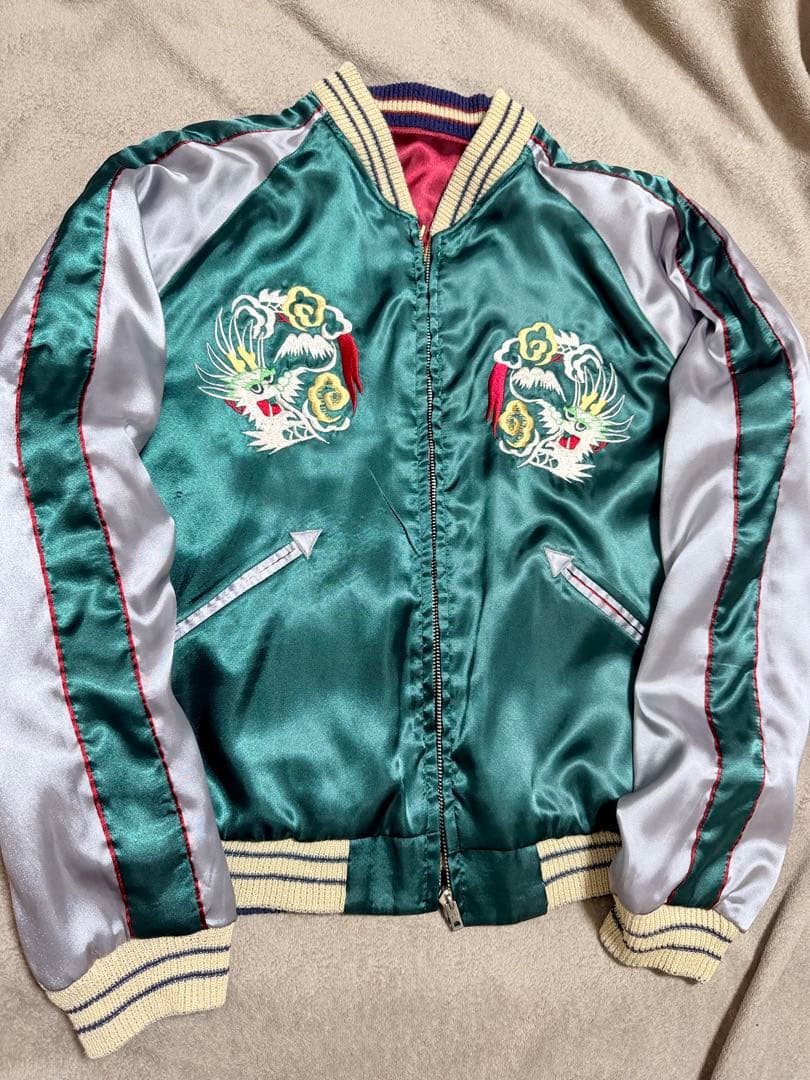 美品 ２面用 テーラー東洋 龍 bomb 日本限定 スカジャン vintage