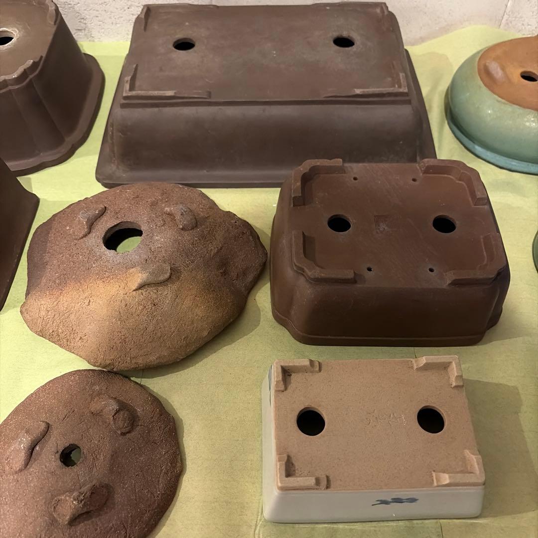 山草鉢　盆栽鉢　植木鉢　 12点セット　清水焼あり④