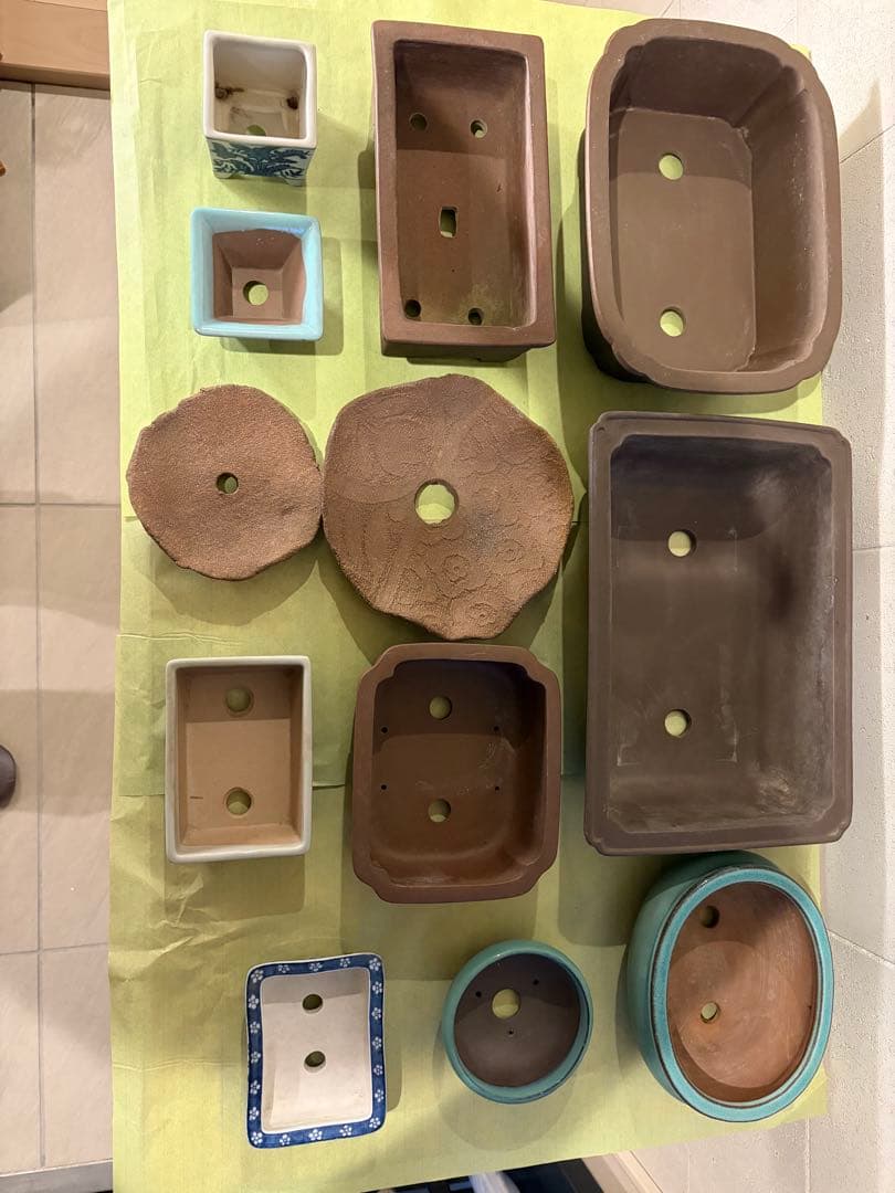 山草鉢　盆栽鉢　植木鉢　 12点セット　清水焼あり④