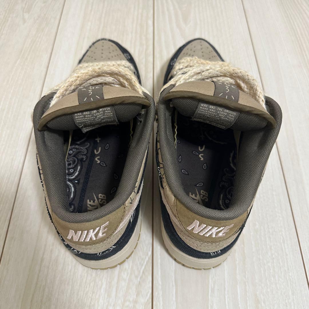 靴 Travis Scott x Nike Dunk SB low 27cm
