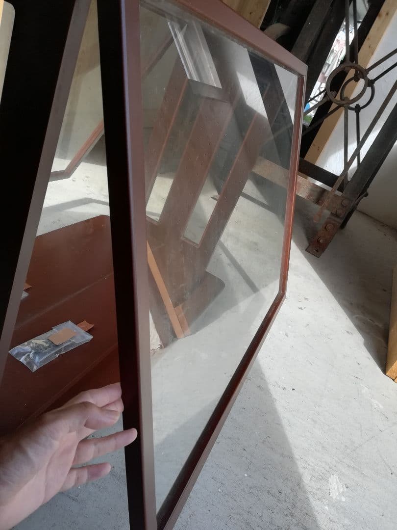 大きめ木製枠ケース　ショーケース店舗什器　送料込み