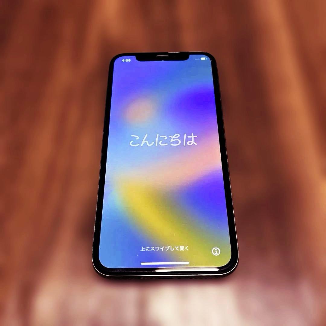 iPhoneX 64GB シルバー simフリー バッテリー容量100%！！