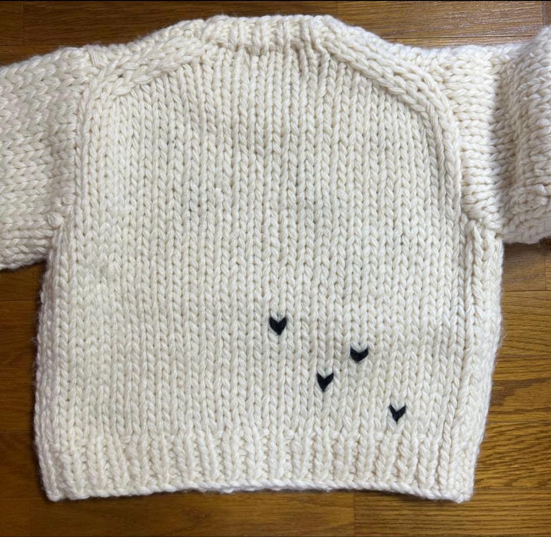 THE TOE ハートニットセーター S