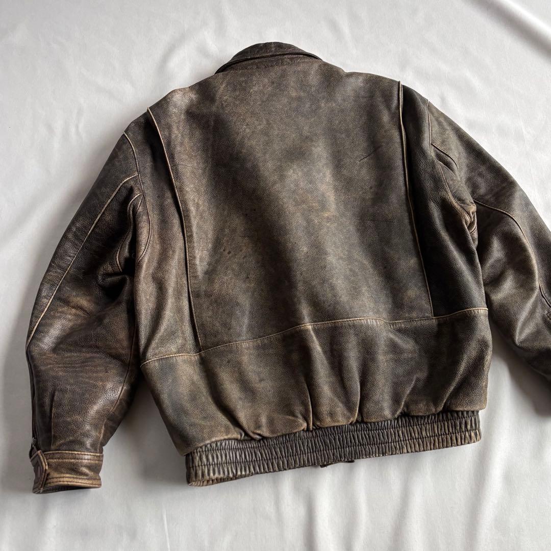 ジャケット・アウター 80s-90s Wind Armor A-2 type leather JKT