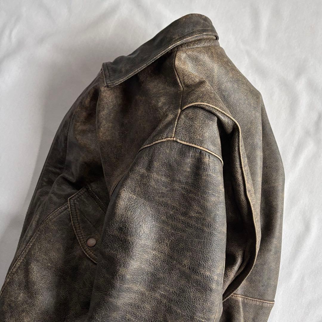 ジャケット・アウター 80s-90s Wind Armor A-2 type leather JKT
