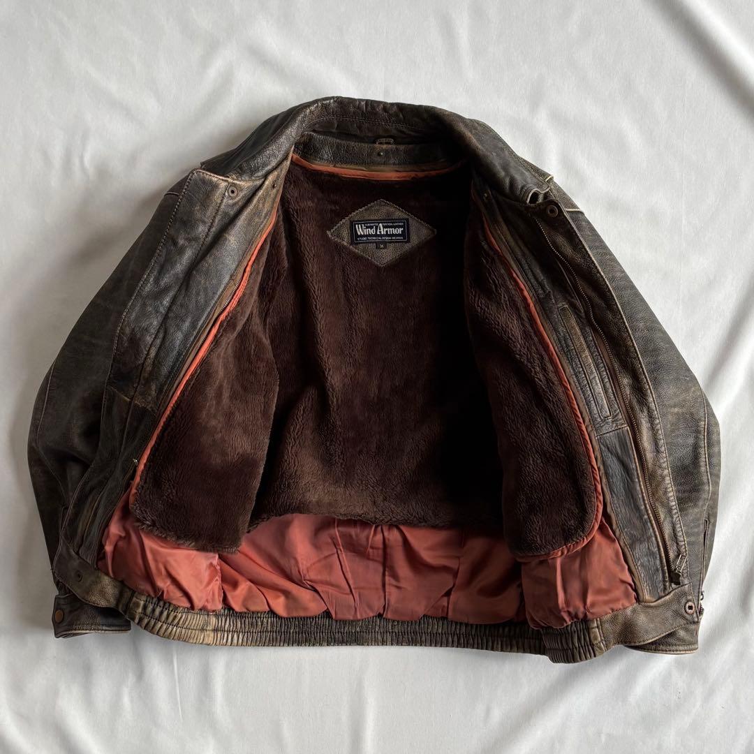ジャケット・アウター 80s-90s Wind Armor A-2 type leather JKT