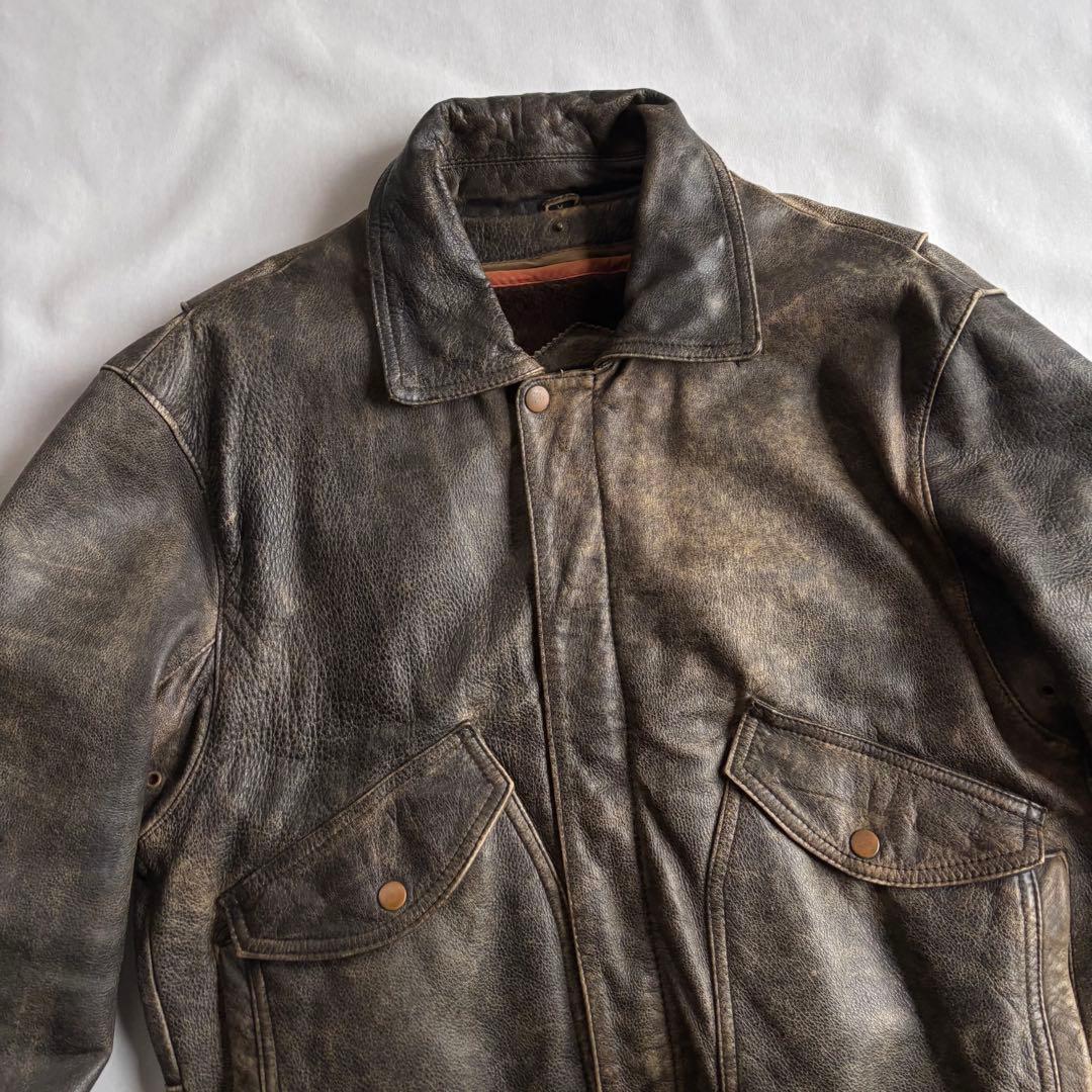 ジャケット・アウター 80s-90s Wind Armor A-2 type leather JKT