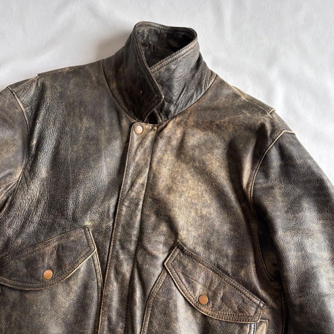 ジャケット・アウター 80s-90s Wind Armor A-2 type leather JKT