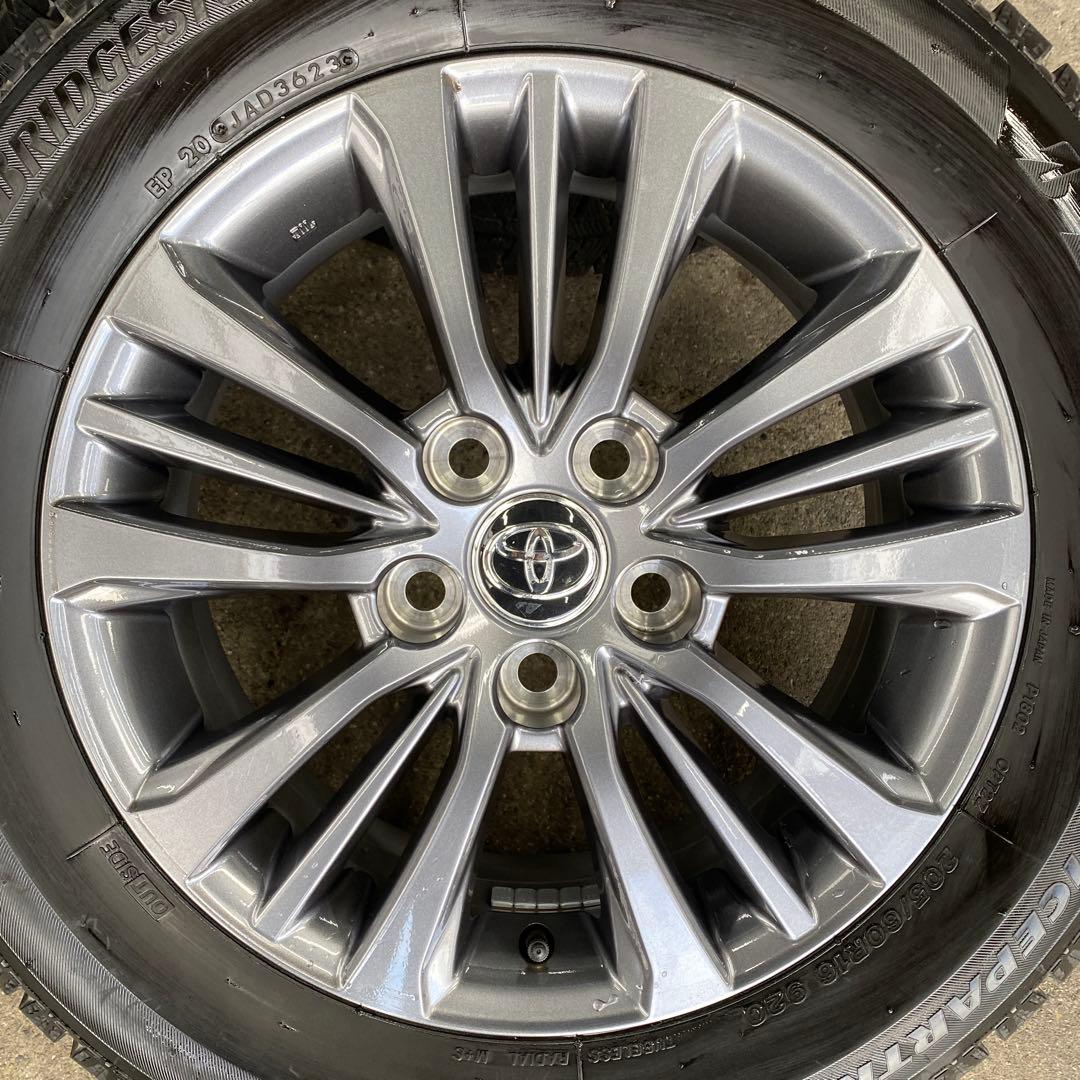 中古バリ溝ブリヂストンスタッドレスセット205/60R16 ノア、ヴォクシー