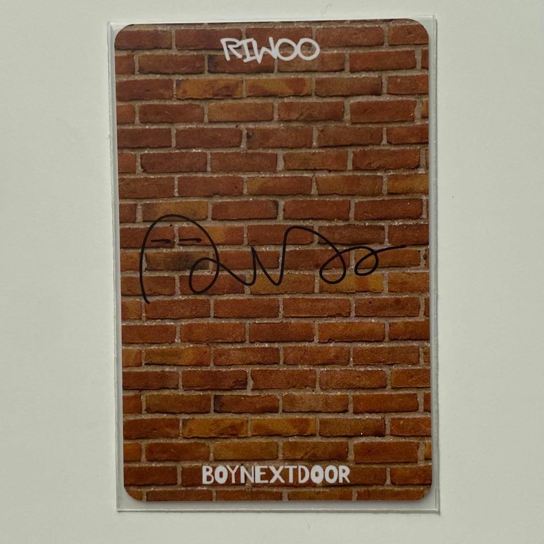 BOYNEXTDOOR リウ weverse 認証イベント 200人限定トレカ