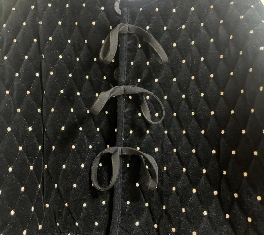 Bibiy ペプラムカーディガン