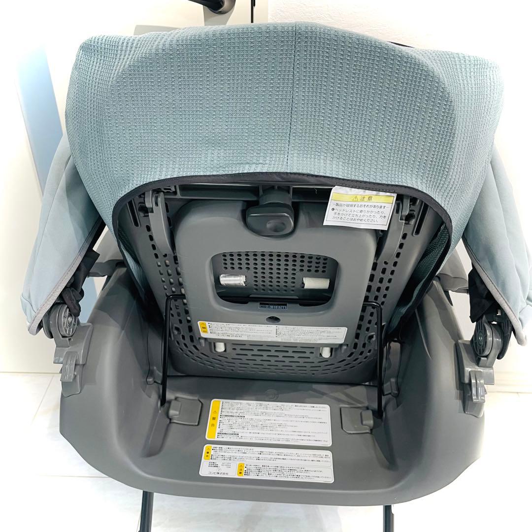 【美品】おまけカバー付★コンビネムリラオートスイングBEDiスリープシェルブルー