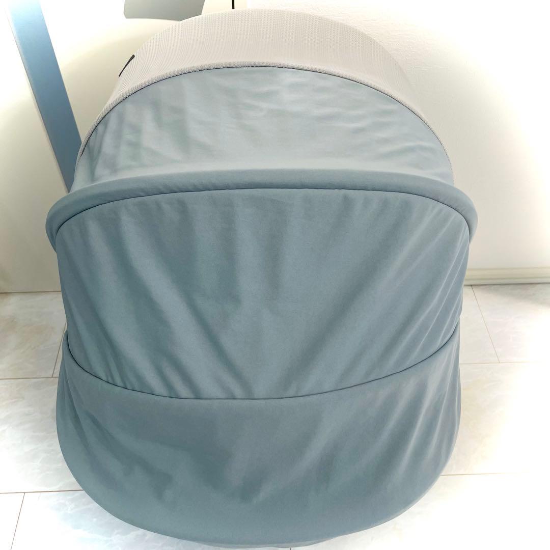 【美品】おまけカバー付★コンビネムリラオートスイングBEDiスリープシェルブルー