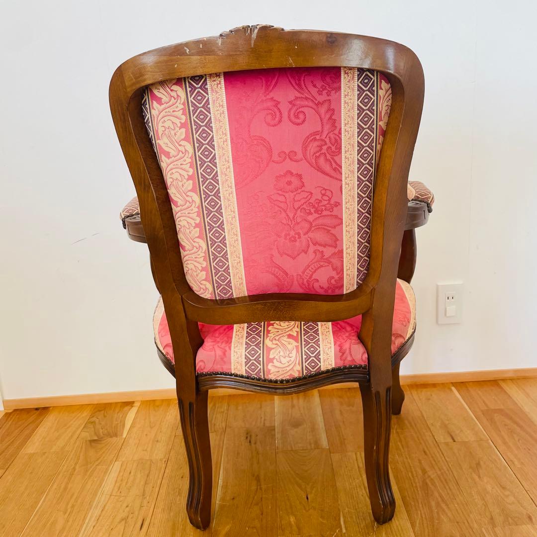 アンティーク 家具 イタリア チェア 椅子 アーム付き クラシック ヴィンテージ