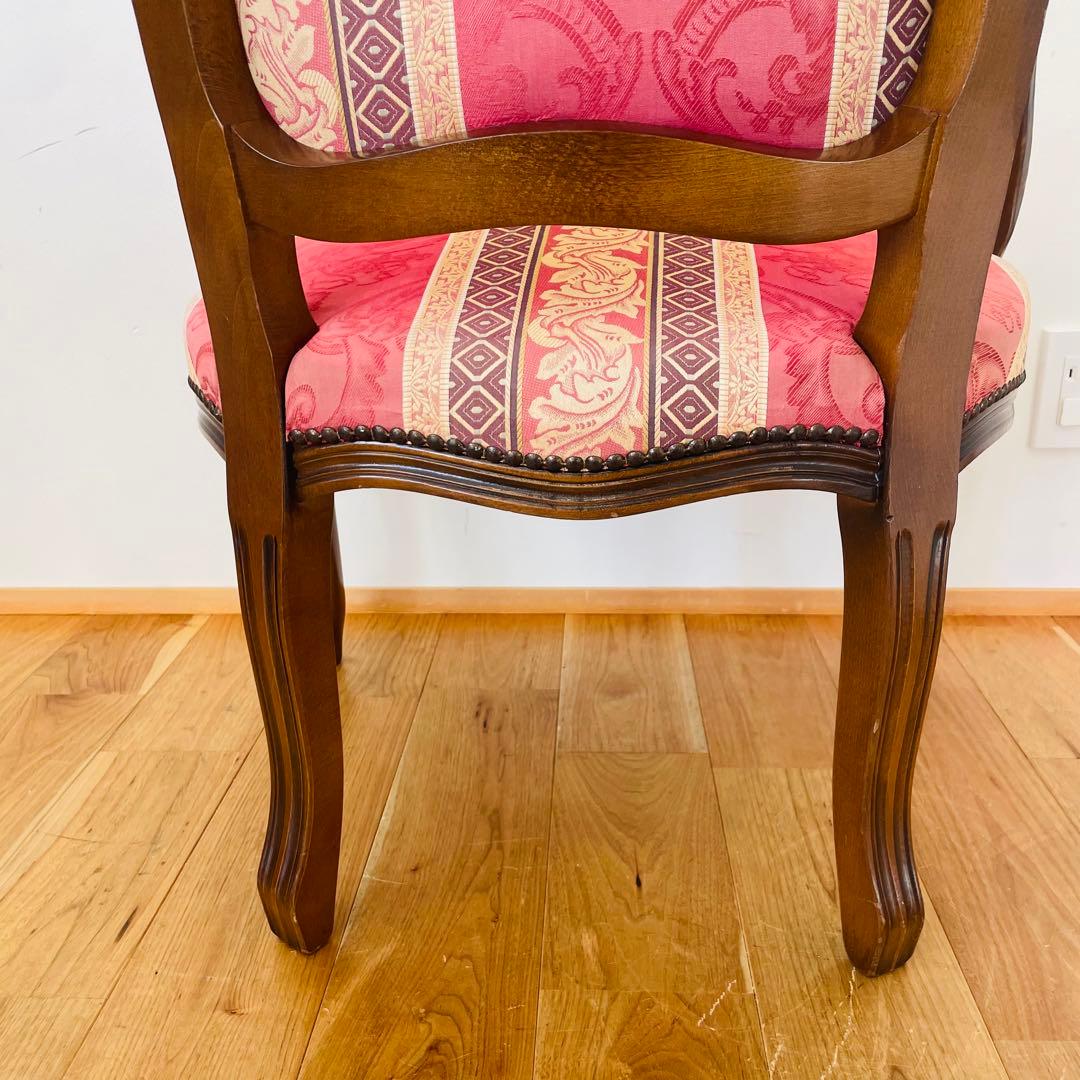 アンティーク 家具 イタリア チェア 椅子 アーム付き クラシック ヴィンテージ