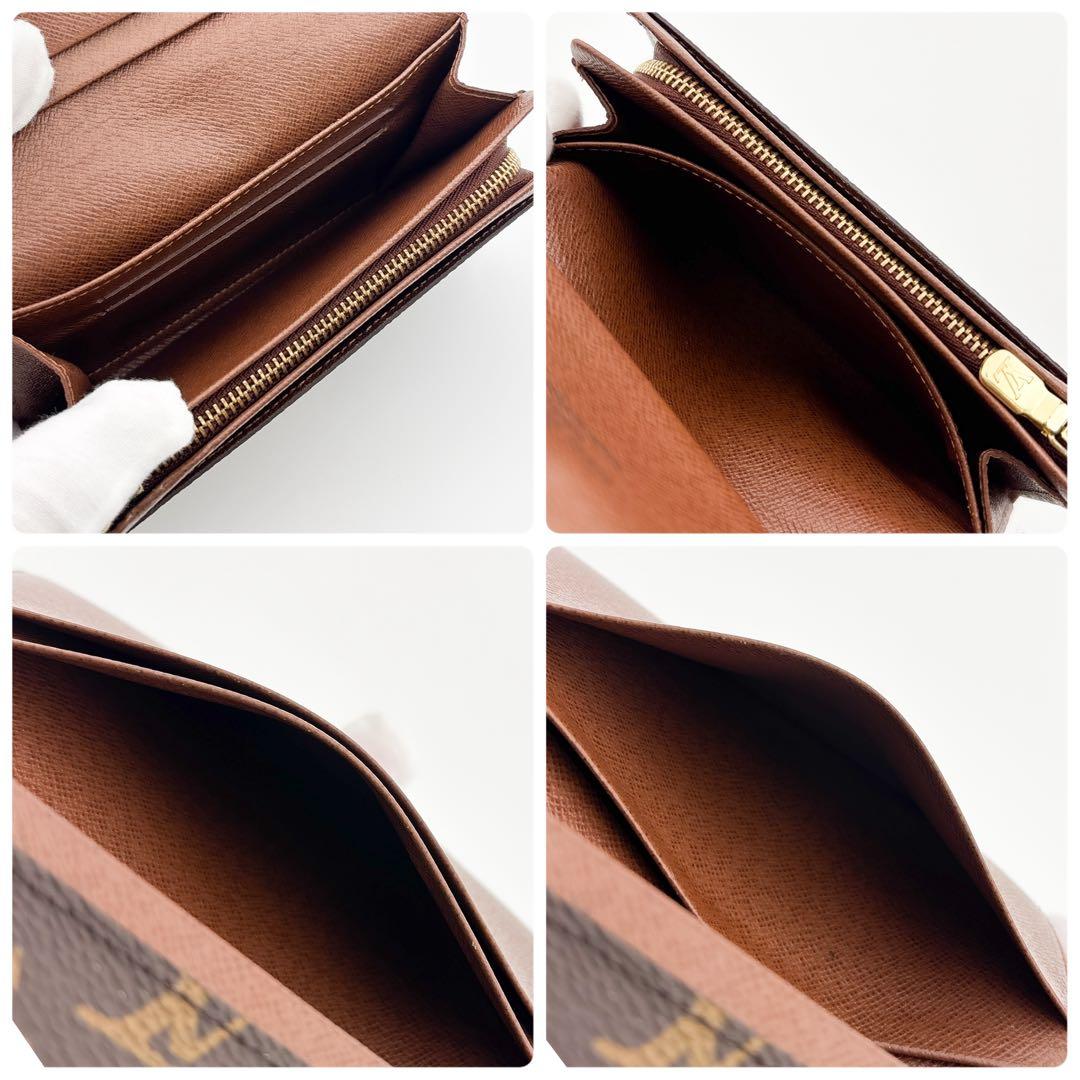 新型★特上美品★ルイヴィトン トレゾール モノグラム 二つ折り財布