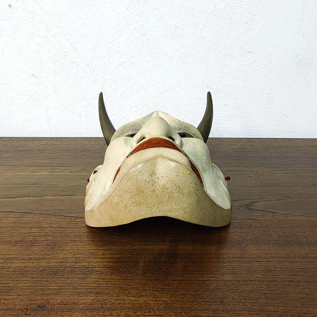 般若　能面　木彫り　厄除け