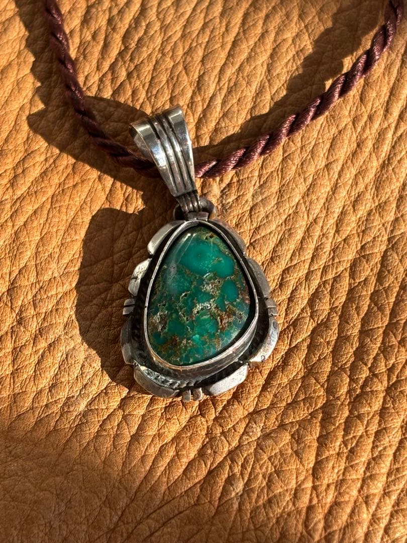 ターコイズ スターリングシルバー ペンダント