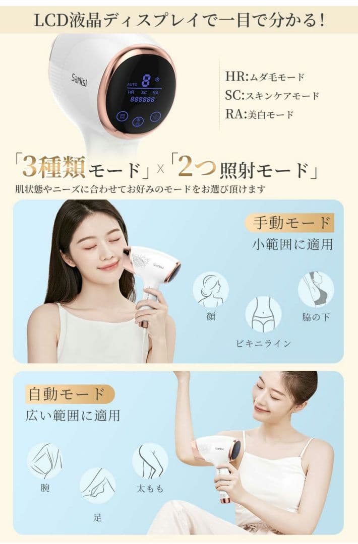新品未開封 Sarlisi IPL 光美容器 Ai-06 脱毛器 匿名配送