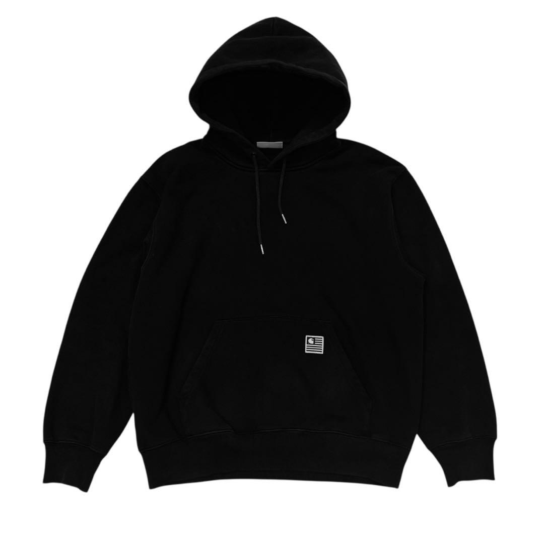 スケートボード CARHARTT WIP Black 3D State Print Hoodie