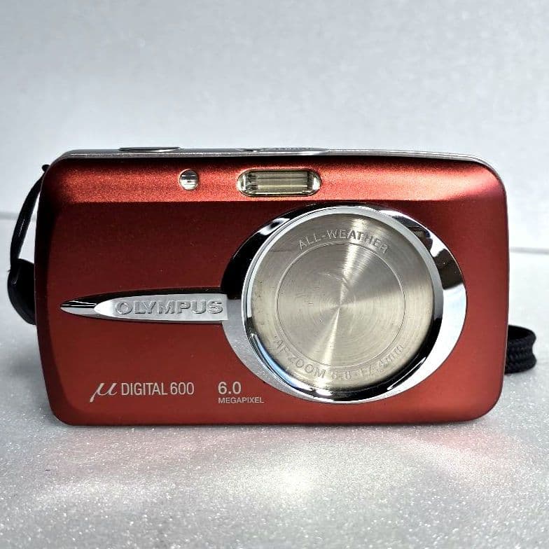 【希少】オリンパス Olympus μDigital600 レッド カメラ 一式