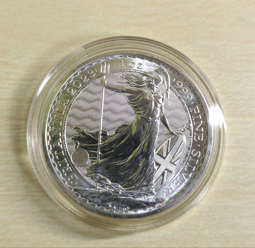 【美品/期間限定値下げ】2023年製 ブリタニア 銀貨 1オンス