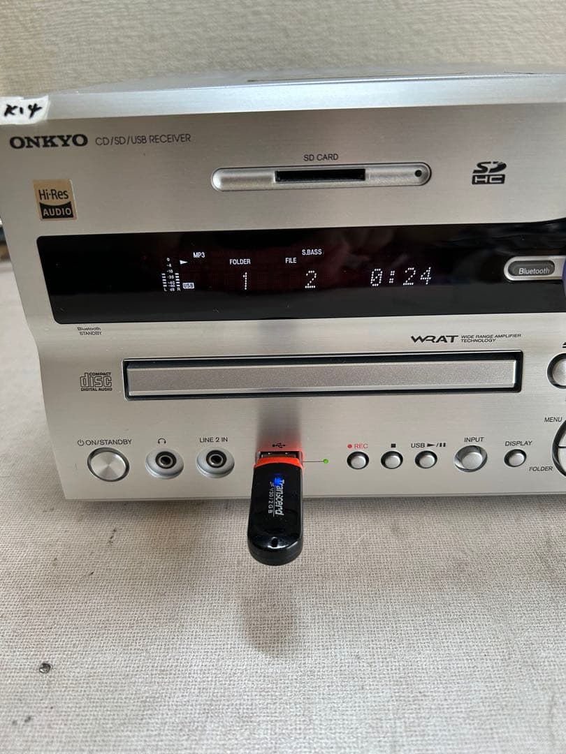 K14 整備ONKYO NFR-7TX ハイレゾCD/SD/USB レシーバー