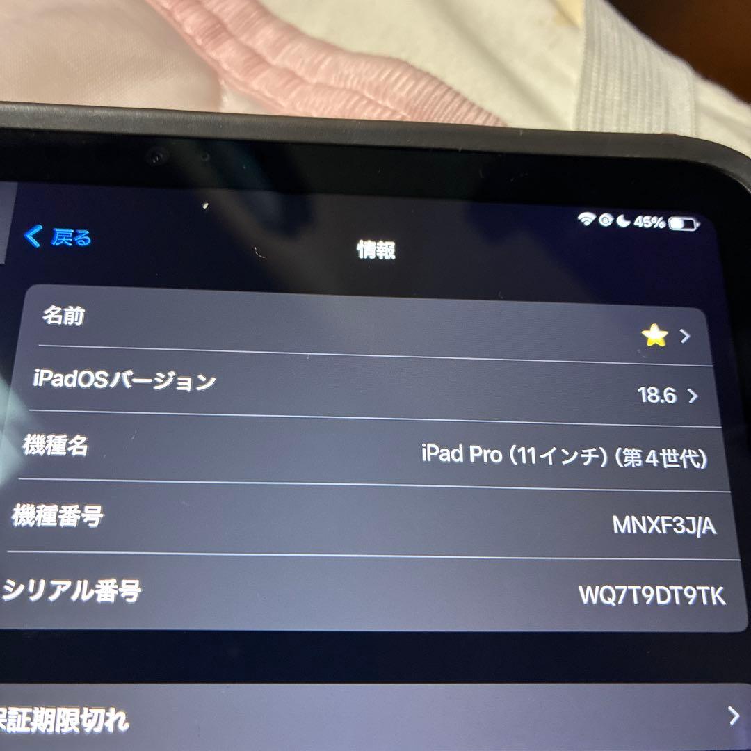 iPad Pro第4世代11インチ
