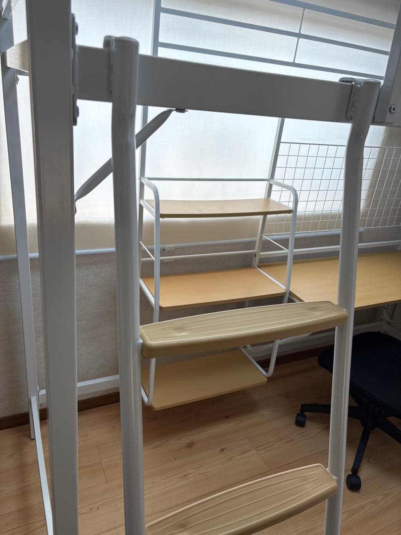 ニトリ ロフトベッド ワークチェア付き