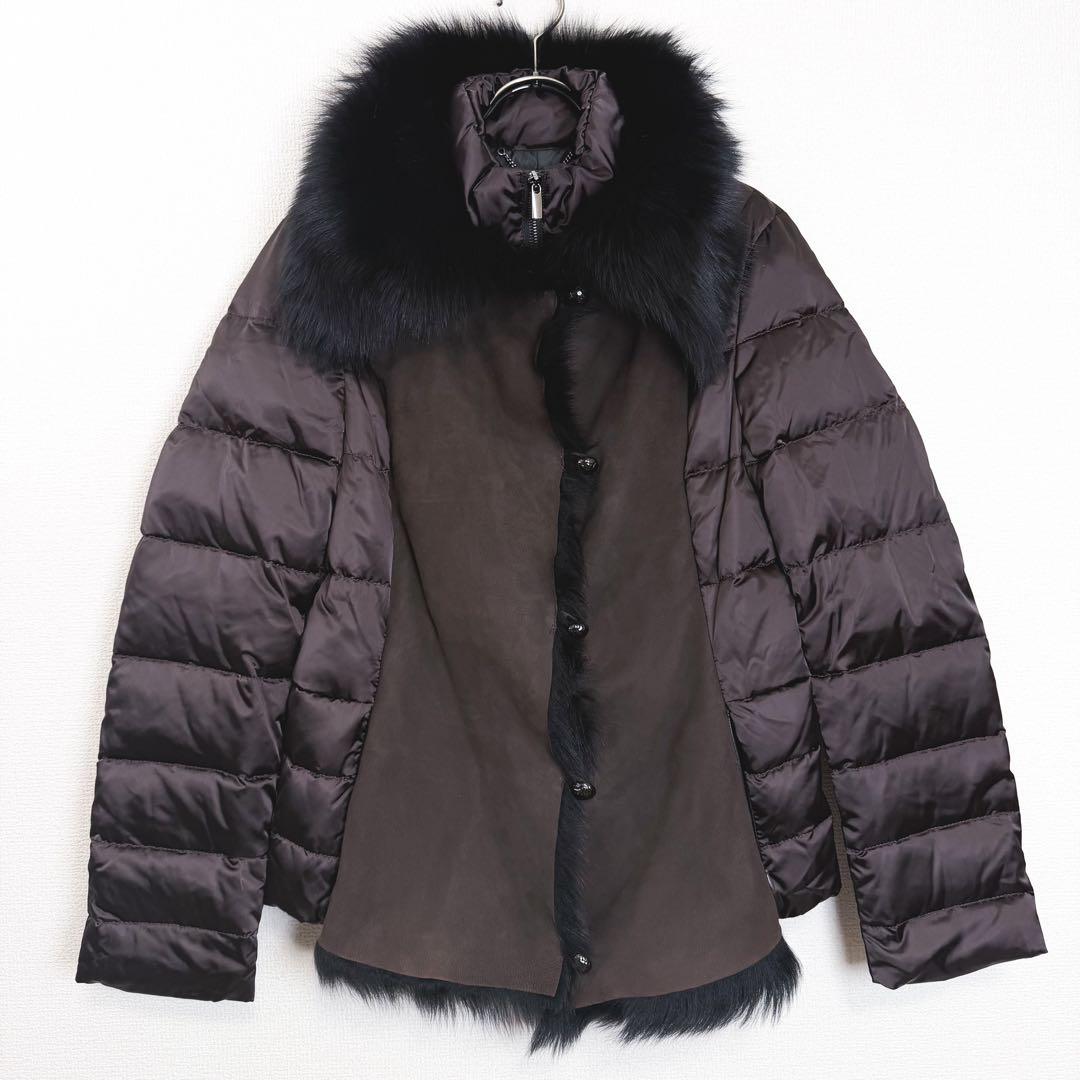 Blumarine ブルマリン ダウンジャケット ムートン ファー