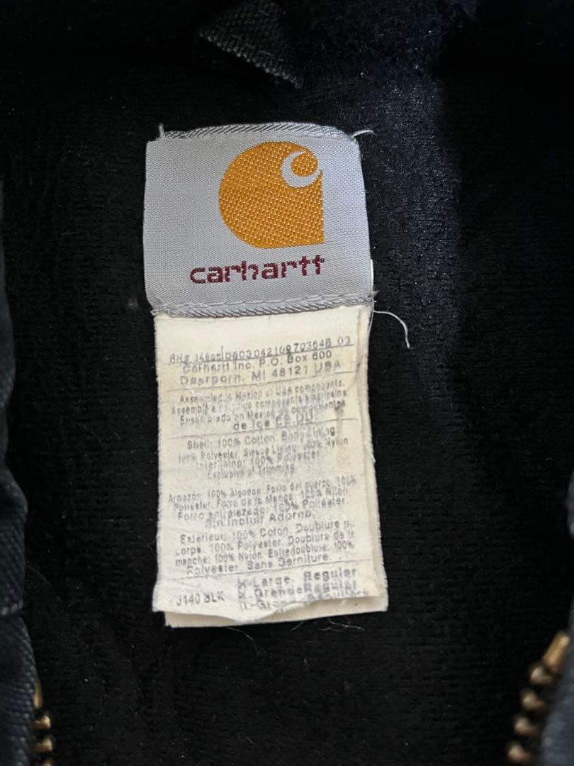 Carharttアクティブジャケット黒