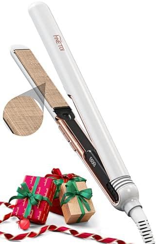 ヘアアイロン ストレート&カール【シルクプレート・25秒高速加熱・瞬間水分蒸発A