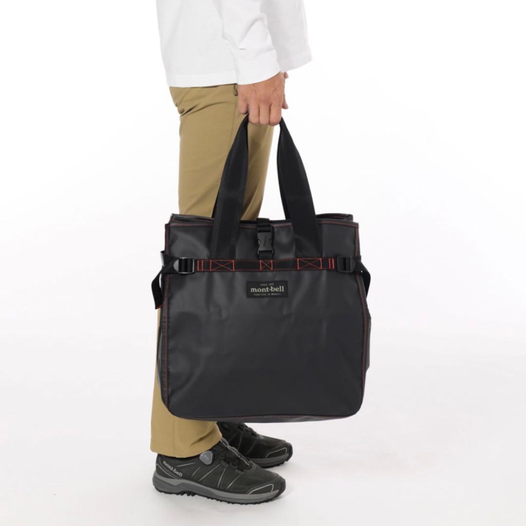 新品 モンベル トートバッグ タフトート ブラック Mサイズ 防水 8473