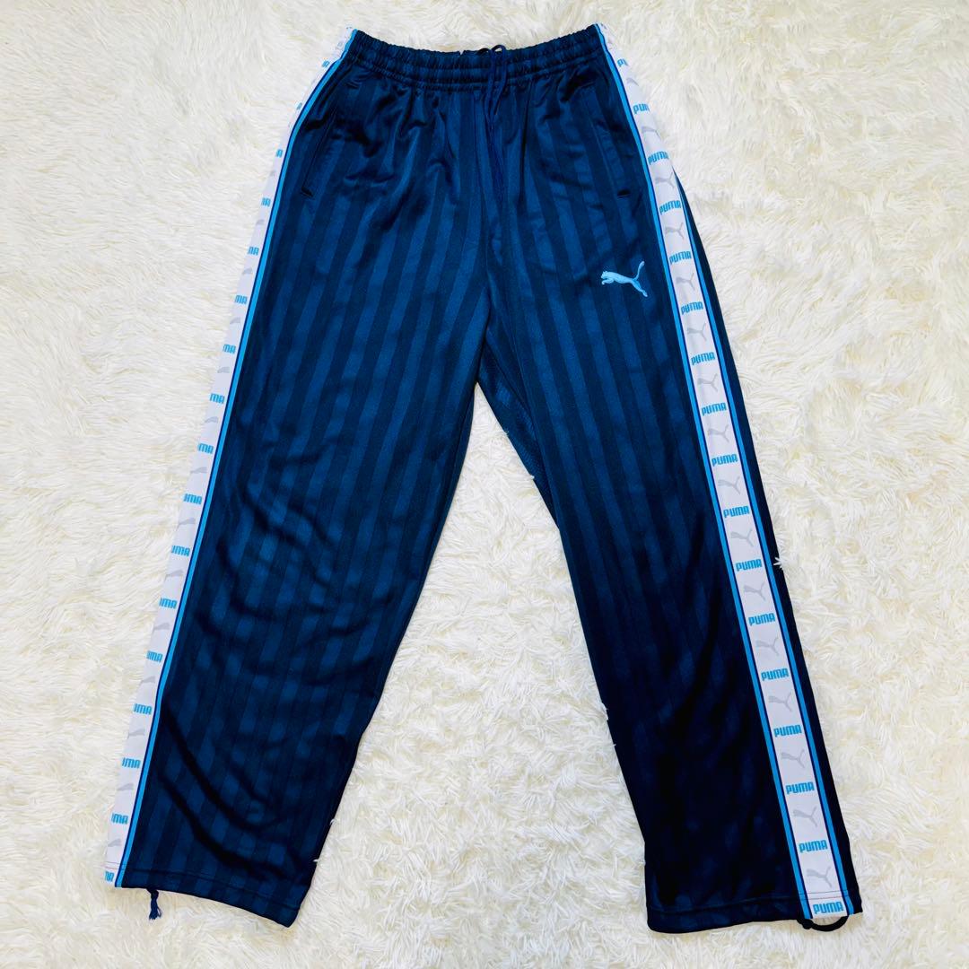 廃盤 極美品！プーマpumaジャージ　3Lサイズ　上下セット　デカロゴ　刺繍