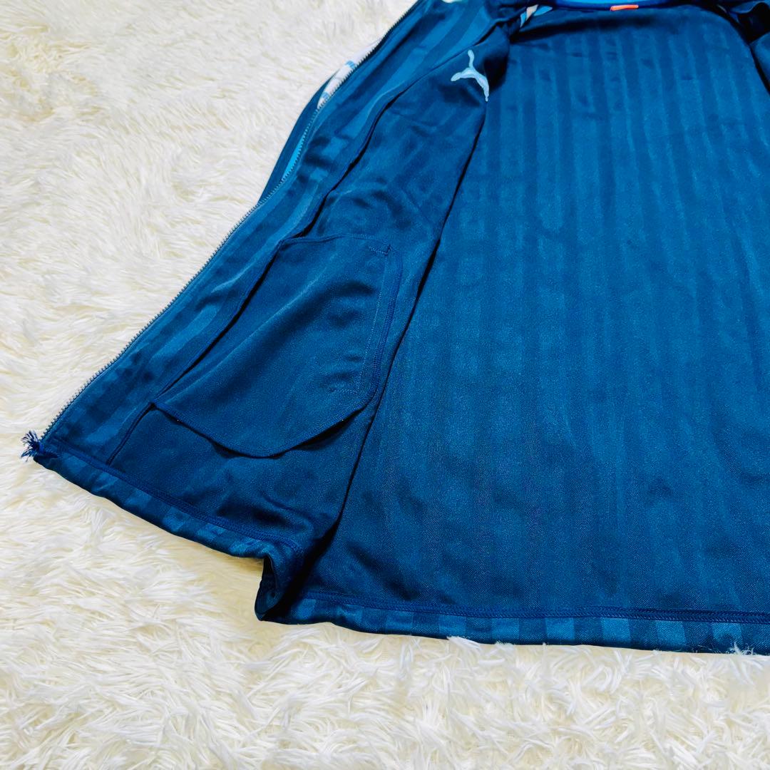 廃盤 極美品！プーマpumaジャージ　3Lサイズ　上下セット　デカロゴ　刺繍