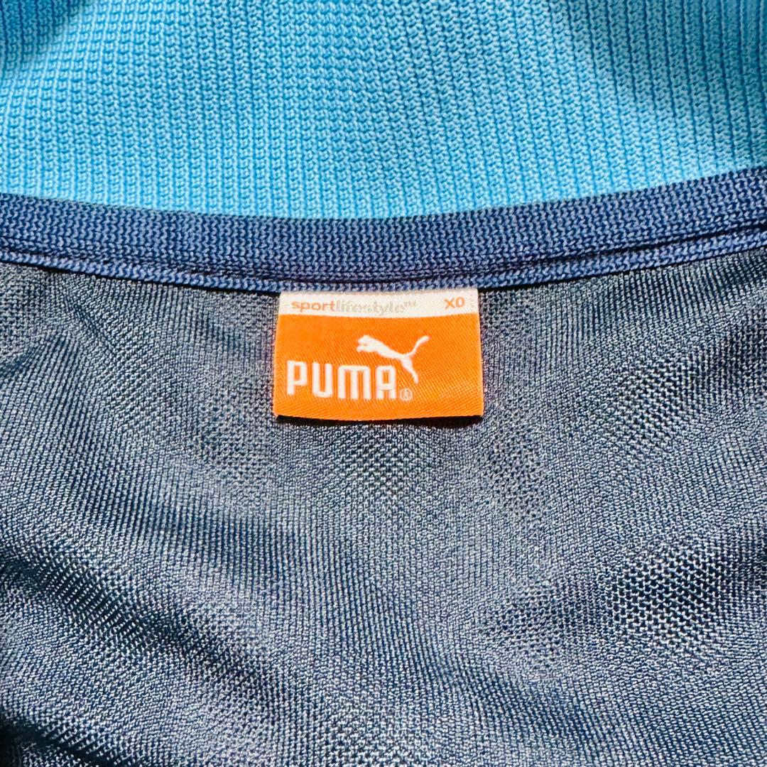 廃盤 極美品！プーマpumaジャージ　3Lサイズ　上下セット　デカロゴ　刺繍
