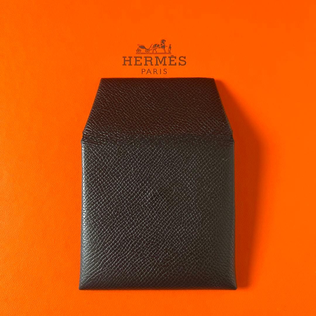 定番人気・美品★エルメス バスティア ノワール ブラック U刻印