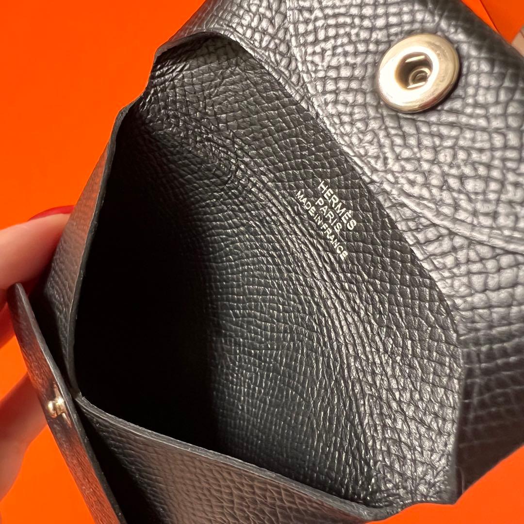 定番人気・美品★エルメス バスティア ノワール ブラック U刻印