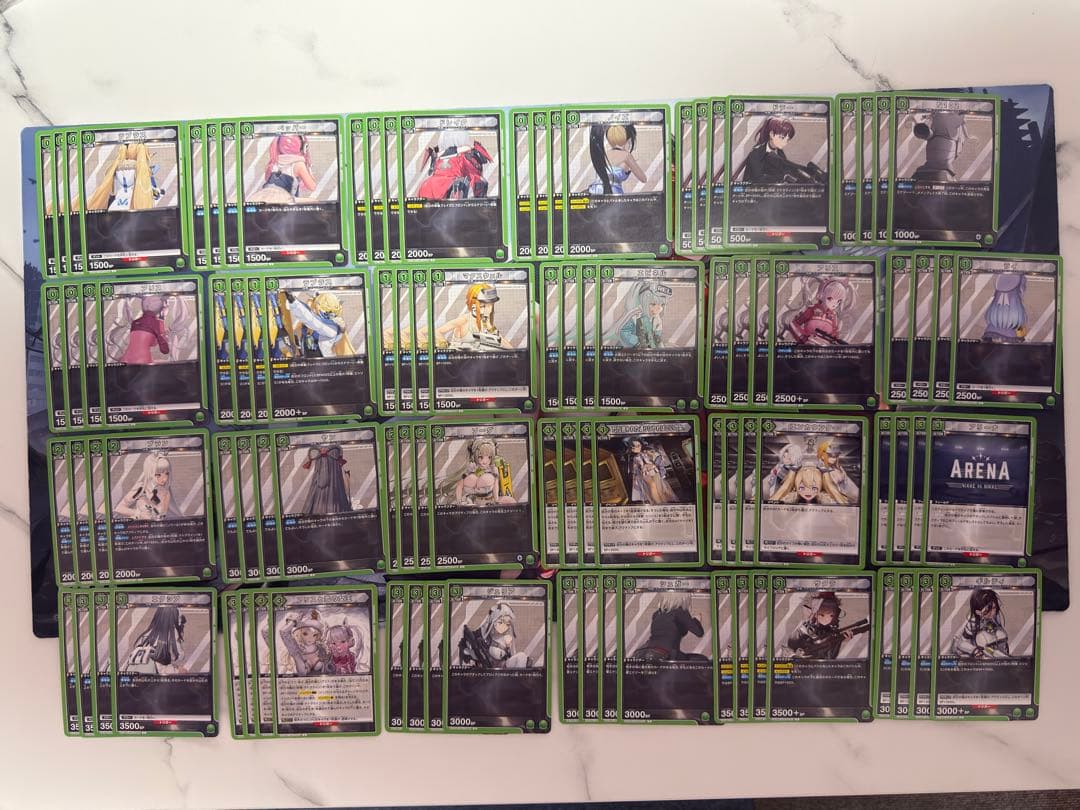 勝利の女神:NIKKE ニケ 緑 UC以下 4コン ユニオンアリーナ ユニアリ