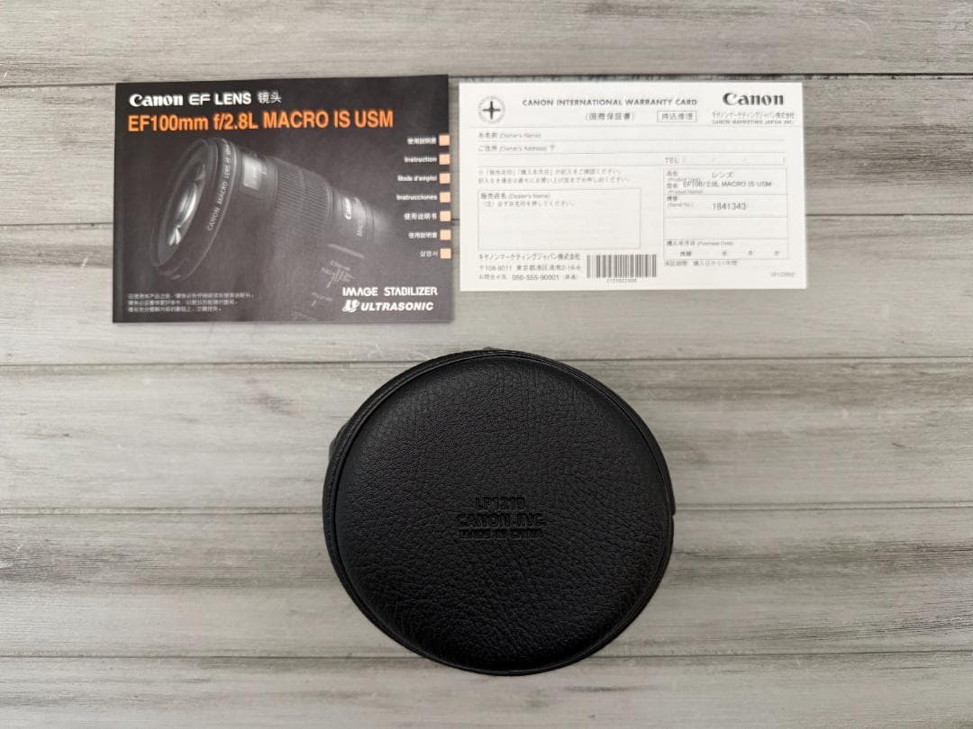 CANON EF100mm F2.8L Macro IS USM + フィルタ