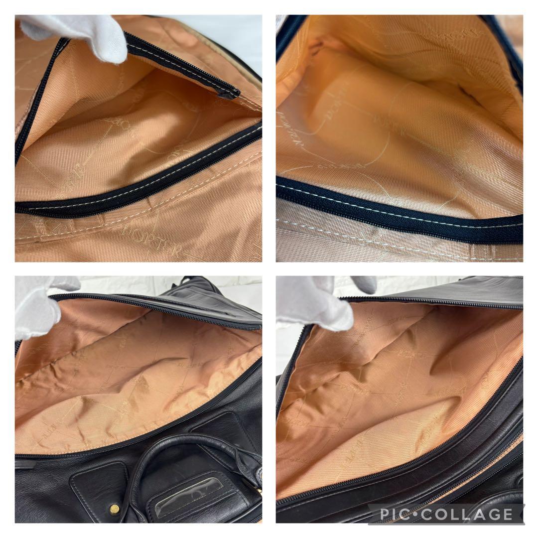 ✨美品✨ PORTER 牛革 レザー ガーメントバッグ ブラック