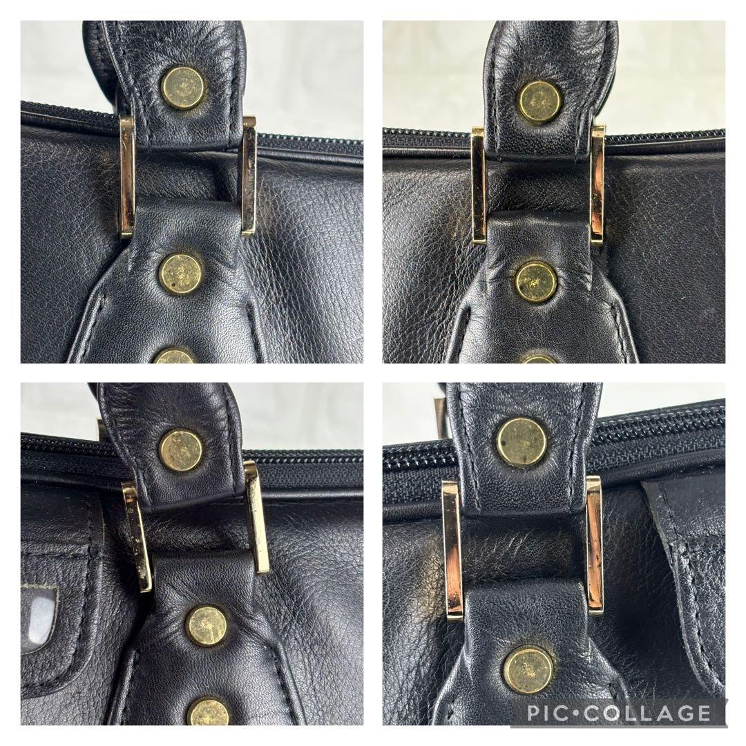 ✨美品✨ PORTER 牛革 レザー ガーメントバッグ ブラック