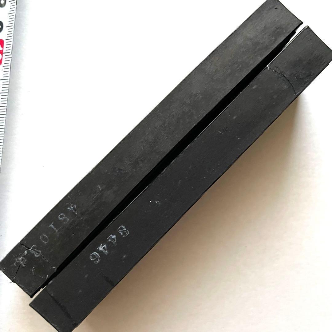 書道具　中国古墨　古隃糜 徽歙曹素功 頂煙 2本 127g ワレあり